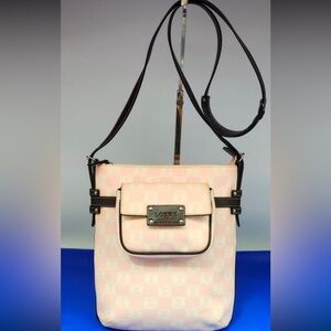 Loewe Pink and White Crossbody Bag